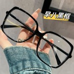 大框大脸显瘦黑框眼镜女早八高颜值素颜神器眼镜架