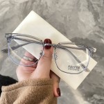 防蓝光眼镜理工男款痞帅高颜值网红同款半框眼镜框架女款