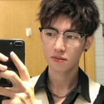 防蓝光眼镜理工男款痞帅高颜值网红同款半框眼镜框架女款