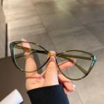 2026新款蝴蝶框眼镜女款无度数防蓝光平光镜超轻舒适眼镜框架