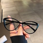 2026新款蝴蝶框眼镜女款无度数防蓝光平光镜超轻舒适眼镜框架