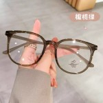 韩系超轻防蓝光眼镜框学生女大框眼镜大脸显瘦抖音直播
