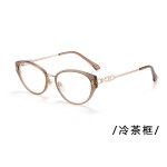 2026新款猫眼镜框防蓝光眼镜网红素颜眼镜框女韩版近视眼镜显脸小