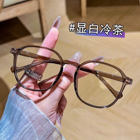 新款素颜神器早八通勤变色眼镜框防蓝光眼镜厂家