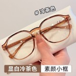新款素颜神器早八通勤变色眼镜框防蓝光眼镜厂家
