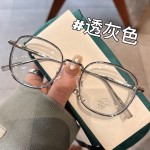 网红TR小红书同款防蓝光方形眼镜女韩版素颜