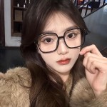 眼镜框大脸专用加宽黑框眼镜女眼镜大框胖脸显瘦