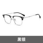 小红书同款痞帅镜防蓝光眉线框眼镜男平光镜框架