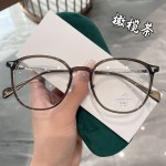 新款轻盈素颜椭圆框眼镜女防蓝光眼镜不挑脸网红款框架潮