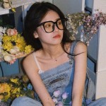 痞帅理工男眼镜时尚防蓝光新款护目平光镜显脸小百搭素颜神器