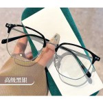 韩版眉毛半框眼镜时尚金属框架女高级百搭优雅
