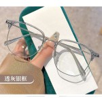韩版眉毛半框眼镜时尚金属框架女高级百搭优雅