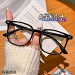 素颜神器超轻TR90方形眼镜韩版潮平光镜架