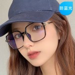 磨砂咖防蓝光眼镜框韩版潮