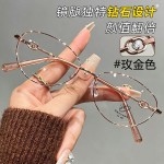 ins复古猫眼镜时尚显年轻平光镜女防蓝光素颜眼镜框