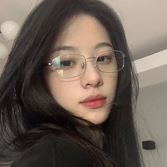 金丝镜女小框复古方框 金边眼镜框窄男斯文败类眼镜框