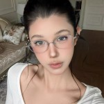 新款金丝猫眼眼镜框男女高知感椭圆框素颜眼镜架