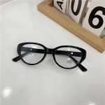 韩范复古防蓝光眼镜猫眼流行平光镜女潮流个性时尚眼镜框