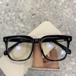 黑框潮流眼镜女韩版显瘦防蓝光素颜网红平光镜新款