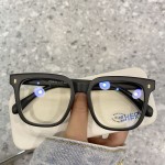 黑框潮流眼镜女韩版显瘦防蓝光素颜网红平光镜新款