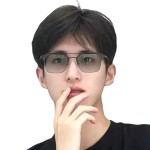 男款防蓝光平光镜欧美ins风眼镜斯文败类感光变色眼镜框