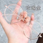 哈利波特同款日系复古金属圆框眼镜防蓝光护眼平光镜学生框架