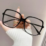 防蓝光眼镜大框眼镜框大脸显瘦镜框女款