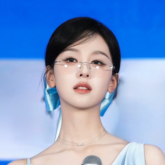 变色无边小框方形眼镜女斯文败类港风超轻眼镜框架