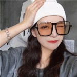 大方框茶色墨镜女款太阳眼镜圆脸显脸小太阳镜框批发大框UV400