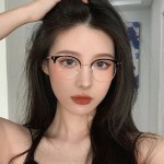 超轻防蓝光平光镜女款韩系高清