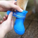 硅胶狗狗雨鞋小狗鞋子小型犬中型犬泰迪夏季软底脚套防水防滑耐磨