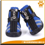 热销亚马逊反光条纹小狗鞋 佳美乐透气网休闲宠物鞋四季款小狗鞋