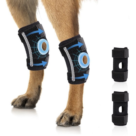 宠物狗狗护腿关节护膝 髌骨防护 辅助康复犬猫咪韧带关节脱位保护