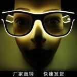 发光眼镜LED米钉声控酒吧聚会礼品音乐气氛用品Neon Glasses