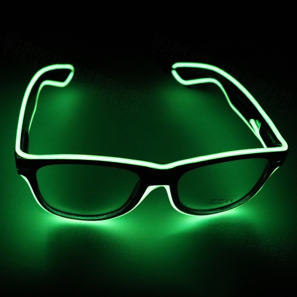 发光眼镜LED米钉声控酒吧聚会礼品音乐气氛用品Neon Glasses