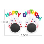 生日快乐派对生日眼镜闺蜜聚会拍照道具个性搞怪墨镜装饰儿童生日