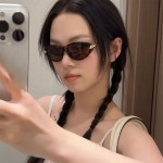 新款猫眼复古女士太阳眼镜欧美跨境个性绳结时尚户外小框外贸墨镜