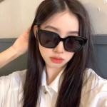 粉色墨镜女超好看的凹造型网红显脸小遮阳防紫外线方形太阳眼镜女