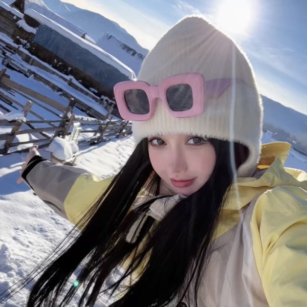 粉色少女心眼镜ins风美式网红拍照y2k甜酷风墨镜女新款辣妹太阳镜
