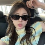 高级感女款太阳镜 防紫外线ins潮流时髦旅游沙滩墨镜新款百搭墨镜
