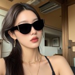 2026新款跨境防紫外线猫眼太阳镜女网红同款方圆脸显白防晒墨镜潮