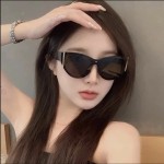 2026新款跨境防紫外线猫眼太阳镜女网红同款方圆脸显白防晒墨镜潮