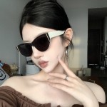 2026新款跨境防紫外线猫眼太阳镜女网红同款方圆脸显白防晒墨镜潮
