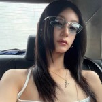 欧美时尚美式复古墨镜防紫外线辣妹街拍太阳镜跨境现货金属太阳镜