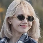 墨镜时尚椭圆太阳镜欧美潮流街拍2026新款韩版ins拍照女太阳眼镜 （含认证）