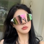 新款热卖运动大框变色眼镜登山户外骑行防风太阳镜遮阳欧美风墨镜