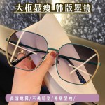 2026新款潮牌太阳镜女大脸显小显白时尚方框夏季防晒遮阳户外墨镜