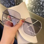 2026新款潮牌太阳镜女大脸显小显白时尚方框夏季防晒遮阳户外墨镜