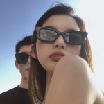 2026新款时尚街拍潮流太阳镜男女同款脸大显瘦遮阳墨镜防蓝光眼镜