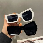 新款挑眉搞怪墨镜个性不规则大小眼嘻哈眼镜欧美风派对聚会太阳镜